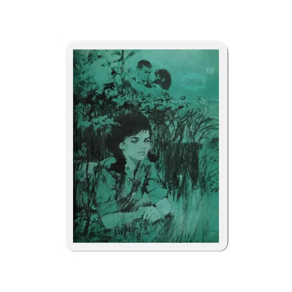 By The Poplars, Woman's Day, July 1965 (Magazine Illustration) Refrigerator Magnet - The Sticker Space