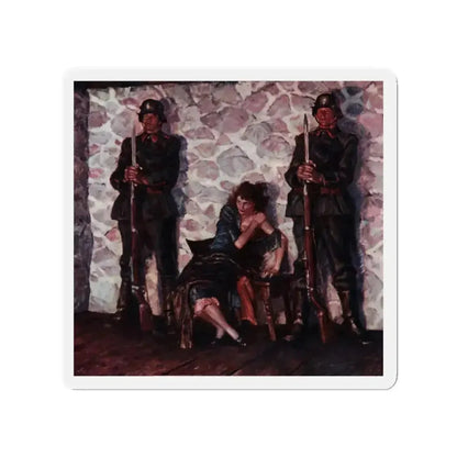 By Way of the Torch, The American Magazine, January 1942 (Magazine Illustration) Refrigerator Magnet - The Sticker Space