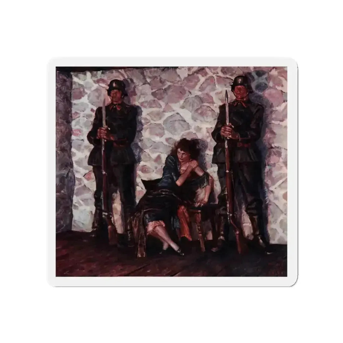 By Way of the Torch, The American Magazine, January 1942 (Magazine Illustration) Refrigerator Magnet - The Sticker Space