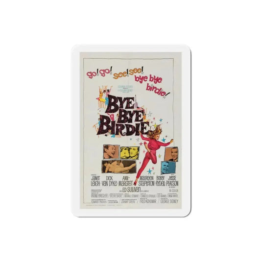 Bye Bye Birdie 1963 Movie Poster Refrigerator Magnet 2 Inch - The Sticker Space