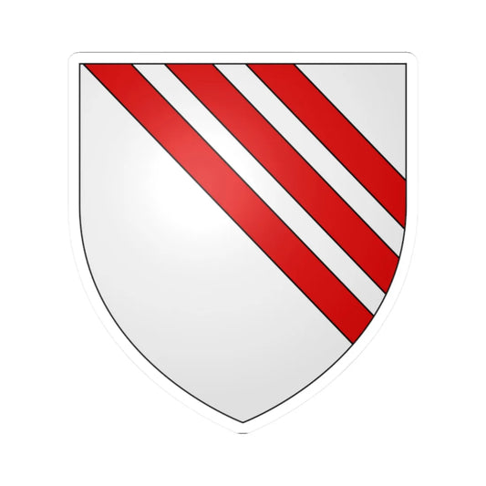 Byron arms (England) (Coat of Arms) STICKER Vinyl Kiss-Cut Decal 2 Inch White - The Sticker Space