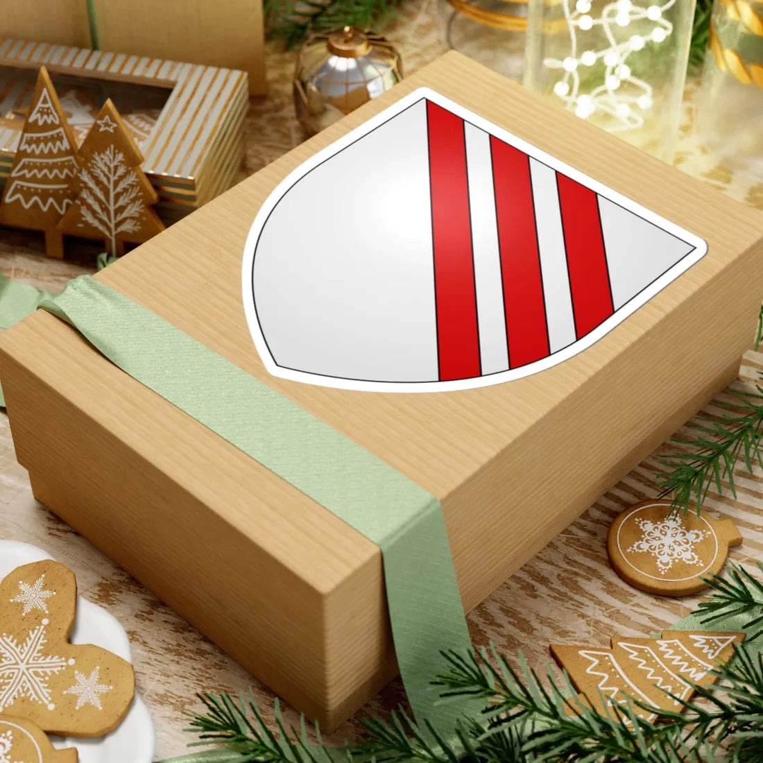 Byron arms (England) (Coat of Arms) STICKER Vinyl Kiss-Cut Decal - The Sticker Space