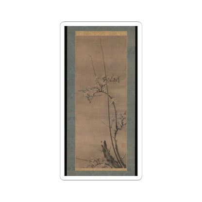 Byōsen Myōshitsu - Ink Plum - 15th century v3 - STICKER Vinyl Kiss-Cut Decal