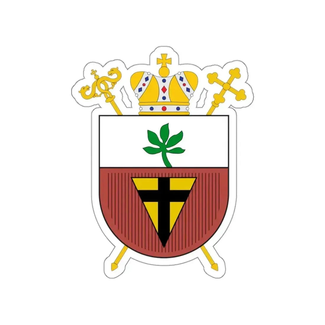 Byzantine Catholic Eparchy of Parma - STICKER Vinyl Die-Cut Decal White Die-Cut 3 Inch - The Sticker Space