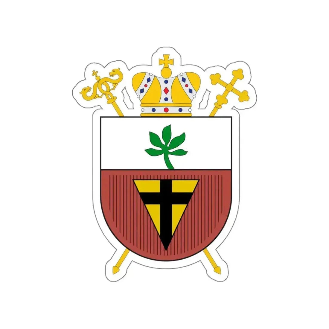 Byzantine Catholic Eparchy of Parma - STICKER Vinyl Die-Cut Decal White Die-Cut 5 Inch - The Sticker Space