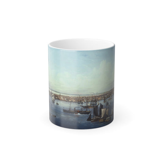 C Mottram after John W Hill - New York - 1855 - Color Changing Mug 11oz-11oz-The Sticker Space