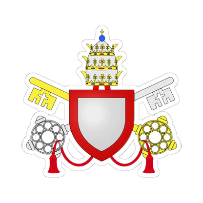 C o a Benedetto XII (Italy) (Coat of Arms) STICKER Vinyl Kiss-Cut Decal 6 Inch White - The Sticker Space