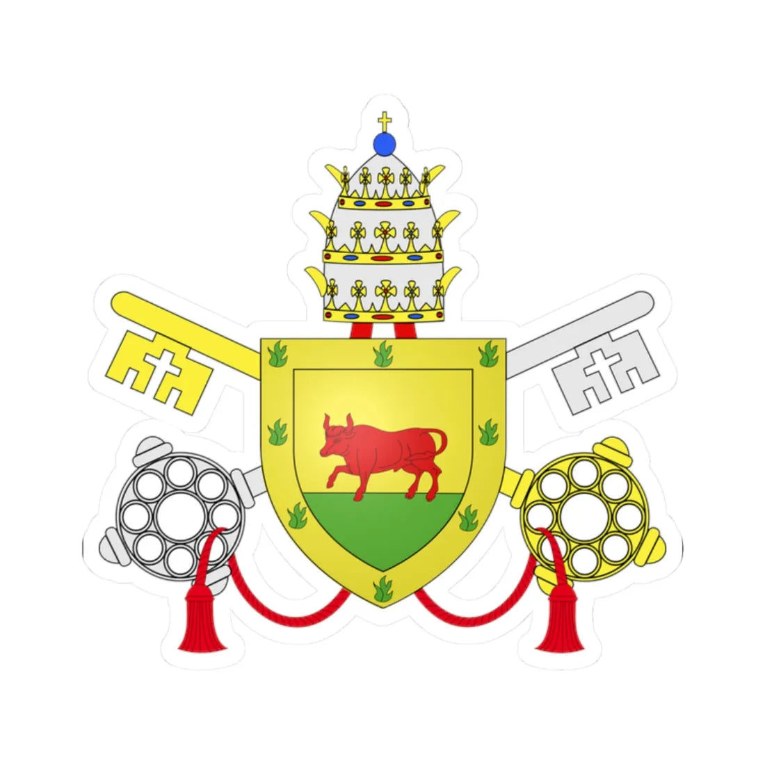 C o a Callisto III (Italy) (Coat of Arms) STICKER Vinyl Kiss-Cut Decal 2 Inch White - The Sticker Space