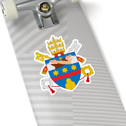 C o a Clementem XIV (Spain) (Coat of Arms) STICKER Vinyl Kiss-Cut Decal - The Sticker Space