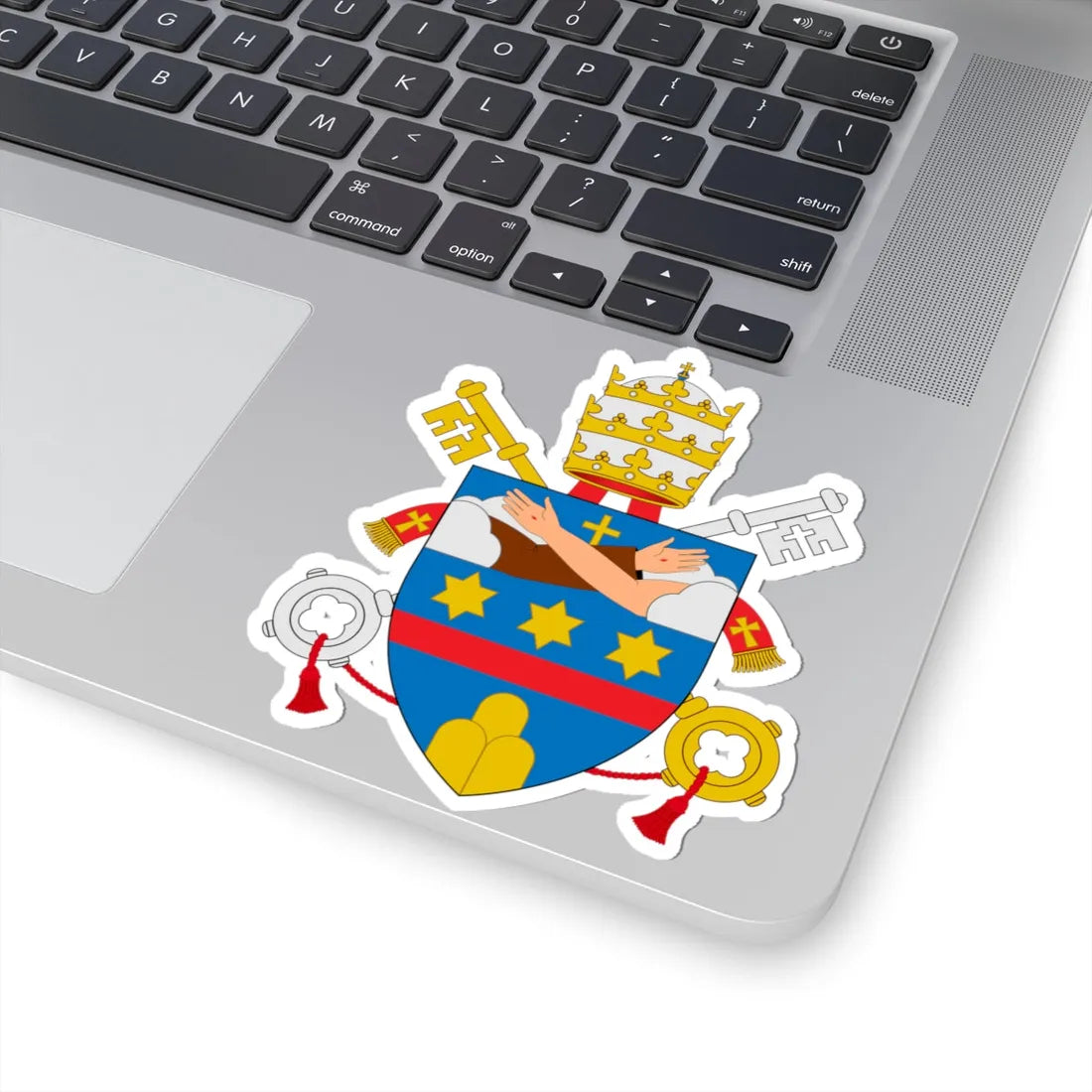 C o a Clementem XIV (Spain) (Coat of Arms) STICKER Vinyl Kiss-Cut Decal - The Sticker Space