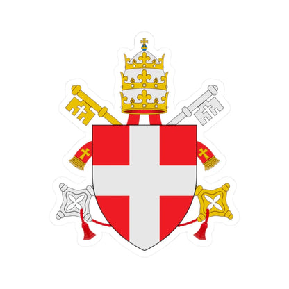 C o a Felix V antipapa (Spain) (Coat of Arms) STICKER Vinyl Kiss-Cut Decal 2 Inch White - The Sticker Space