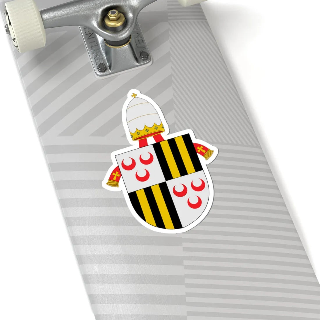 C o a Johannes XXI (Spain) (Coat of Arms) STICKER Vinyl Kiss-Cut Decal - The Sticker Space