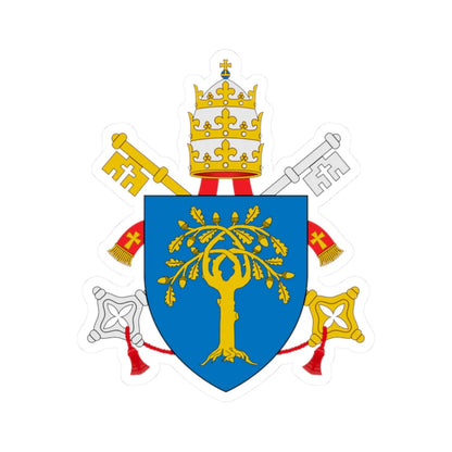 C o a popes Della Rovere (Italy) (Coat of Arms) STICKER Vinyl Kiss-Cut Decal 2 Inch White - The Sticker Space