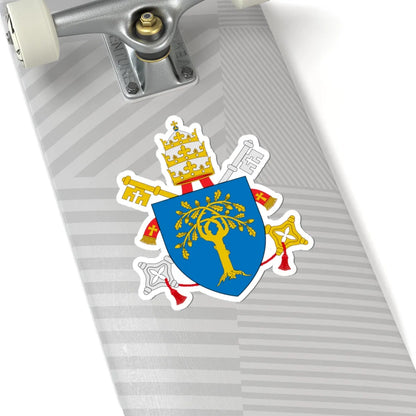 C o a popes Della Rovere (Italy) (Coat of Arms) STICKER Vinyl Kiss-Cut Decal - The Sticker Space