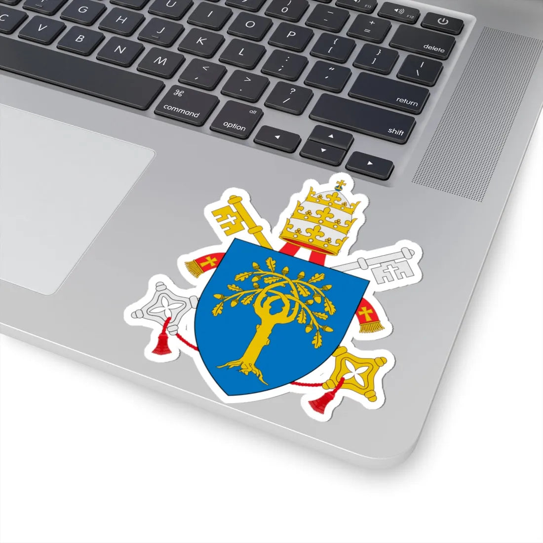 C o a popes Della Rovere (Italy) (Coat of Arms) STICKER Vinyl Kiss-Cut Decal - The Sticker Space