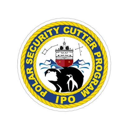 C2495 Polar Security Cutter Program IPO (U.S. Coast Guard) STICKER Vinyl Die-Cut Decal 3 Inch - The Sticker Space