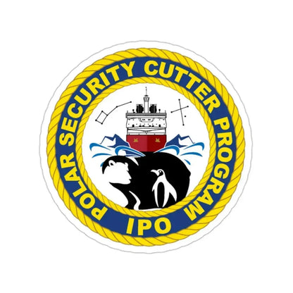 C2495 Polar Security Cutter Program IPO (U.S. Coast Guard) STICKER Vinyl Die-Cut Decal - The Sticker Space
