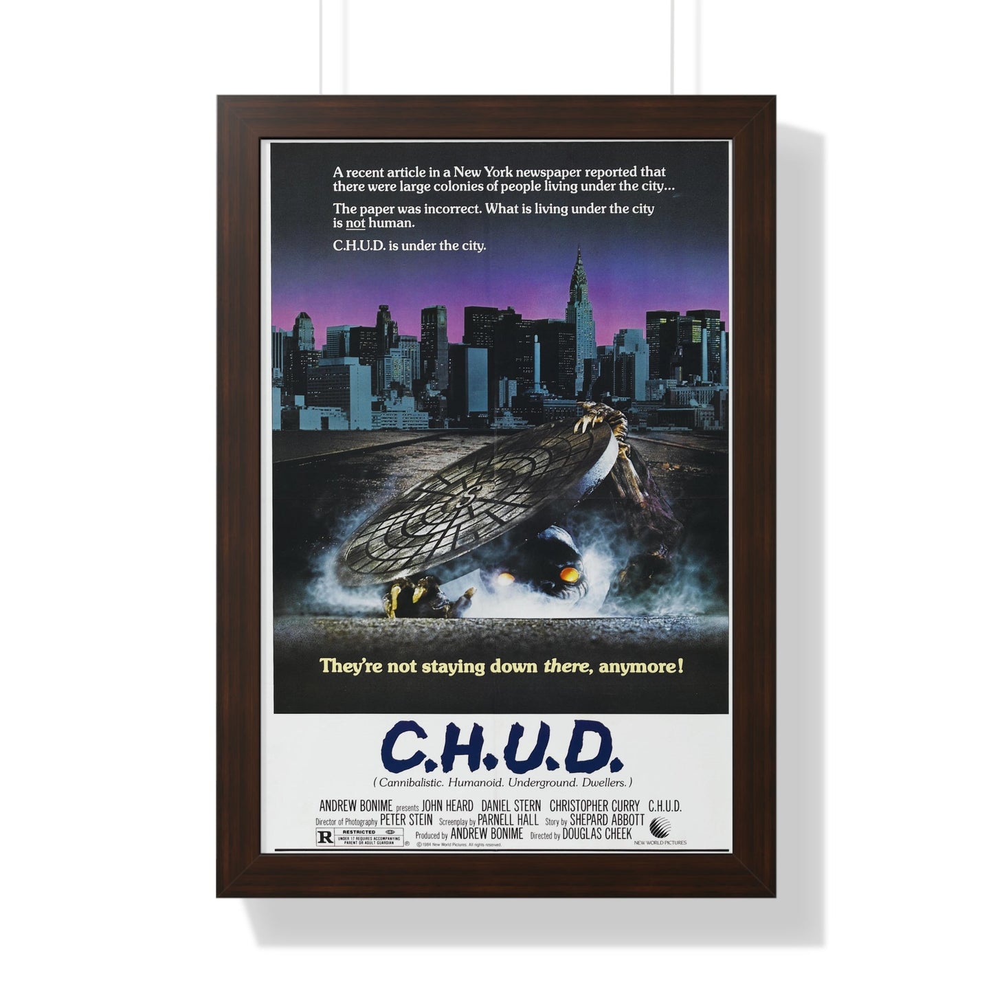 C.H.U.D. 1984 - Framed Movie Poster-16″ x 24″-The Sticker Space