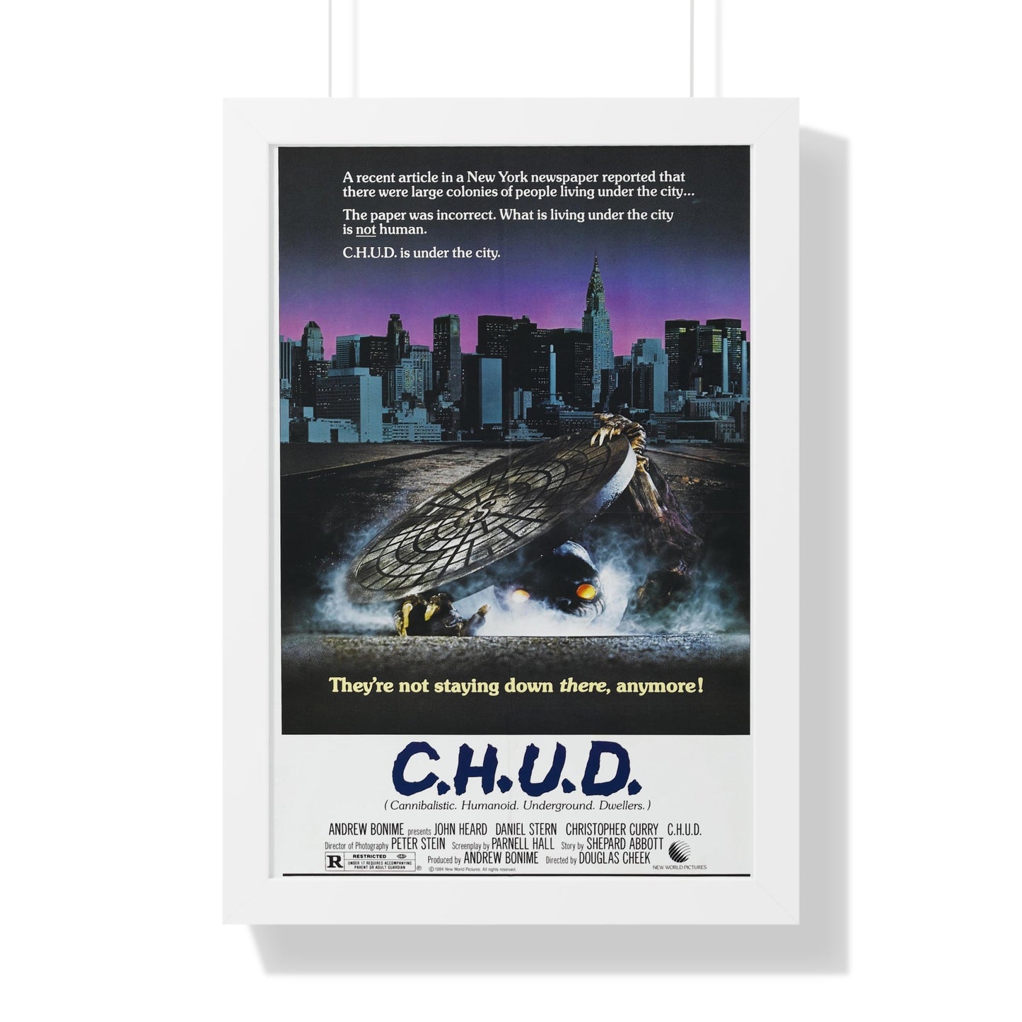 C.H.U.D. 1984 - Framed Movie Poster-16″ x 24″-The Sticker Space