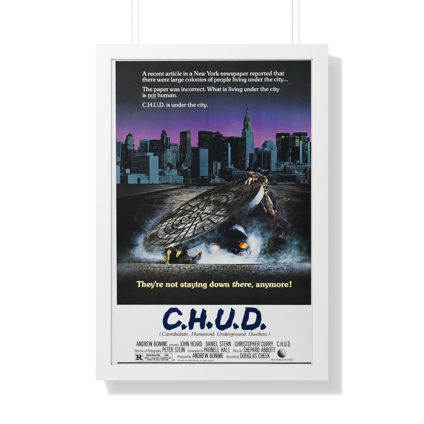 C.H.U.D. 1984 - Framed Movie Poster-20" x 30"-The Sticker Space