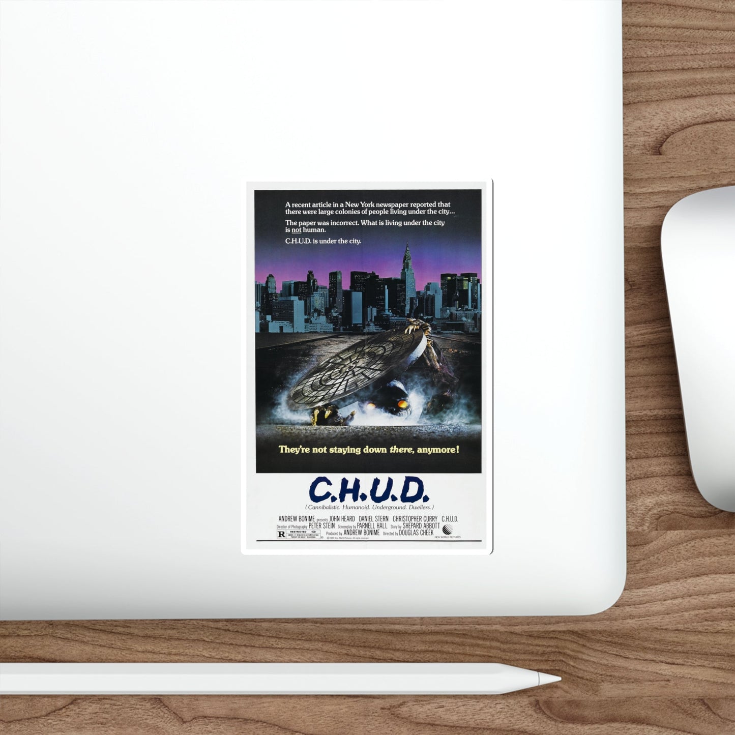 C.H.U.D. (2) 1984 Movie Poster STICKER Vinyl Die-Cut Decal-The Sticker Space