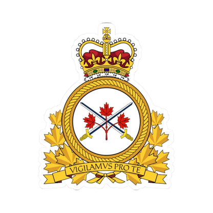 CA Emblem (Canada) (Coat of Arms) STICKER Vinyl Kiss-Cut Decal 2 Inch White - The Sticker Space