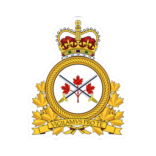 CA Emblem (Canada) (Coat of Arms) STICKER Vinyl Kiss-Cut Decal 2 Inch White - The Sticker Space
