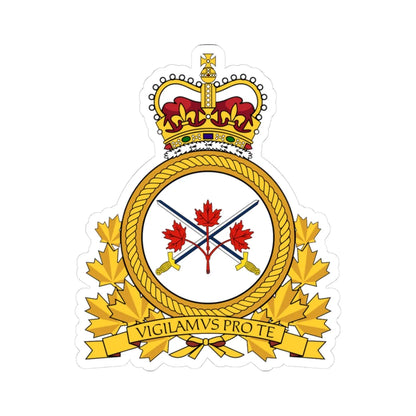 CA Emblem (Canada) (Coat of Arms) STICKER Vinyl Kiss-Cut Decal 3 Inch White - The Sticker Space