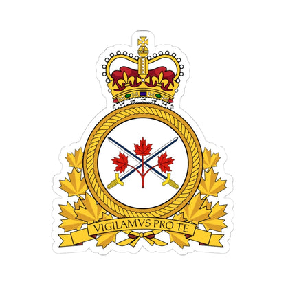 CA Emblem (Canada) (Coat of Arms) STICKER Vinyl Kiss-Cut Decal 4 Inch White - The Sticker Space