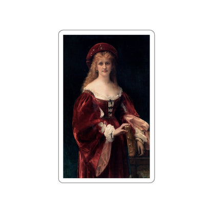 CABANEL, Alexandre - Patricienne de Venise (Artwork) STICKER Vinyl Die-Cut Decal-White-The Sticker Space