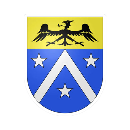 Cabbio-coat of arms (Switzerland) (Coat of Arms) STICKER Vinyl Kiss-Cut Decal 2 Inch White - The Sticker Space