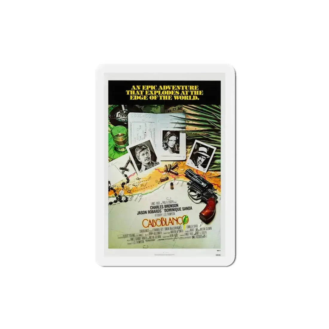 Caboblanco 1980 Movie Poster Refrigerator Magnet 3 Inch - The Sticker Space