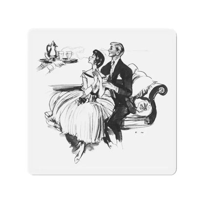 Cadbury's Drinking Chocolate advertisement, 1955 (Magazine Illustration) Refrigerator Magnet - The Sticker Space