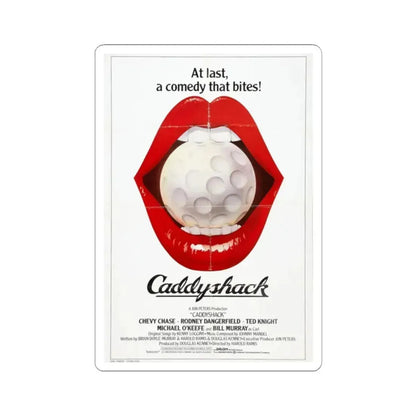 Caddyshack 1980 Movie Poster - STICKER Vinyl Kiss-Cut Decal 2 Inch White - The Sticker Space