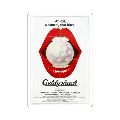 Caddyshack 1980 Movie Poster - STICKER Vinyl Kiss-Cut Decal 4 Inch White - The Sticker Space