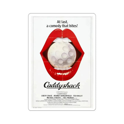 Caddyshack 1980 Movie Poster - STICKER Vinyl Kiss-Cut Decal 6 Inch White - The Sticker Space