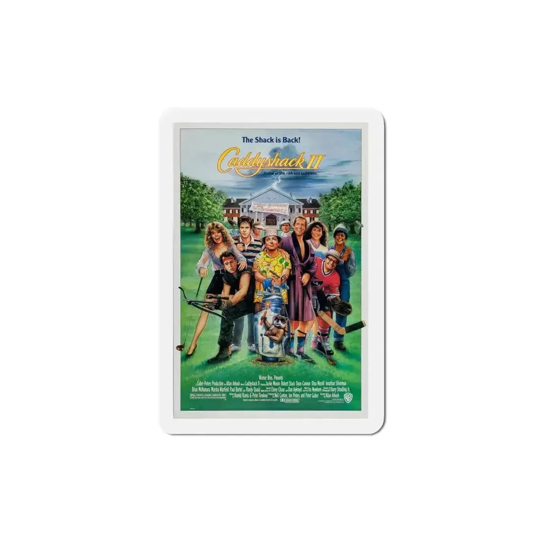 Caddyshack II 1988 Movie Poster Refrigerator Magnet - The Sticker Space