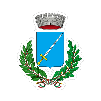 Cadegliano Viconago-Stemma (Italy) (Coat of Arms) STICKER Vinyl Kiss-Cut Decal 4 Inch White - The Sticker Space