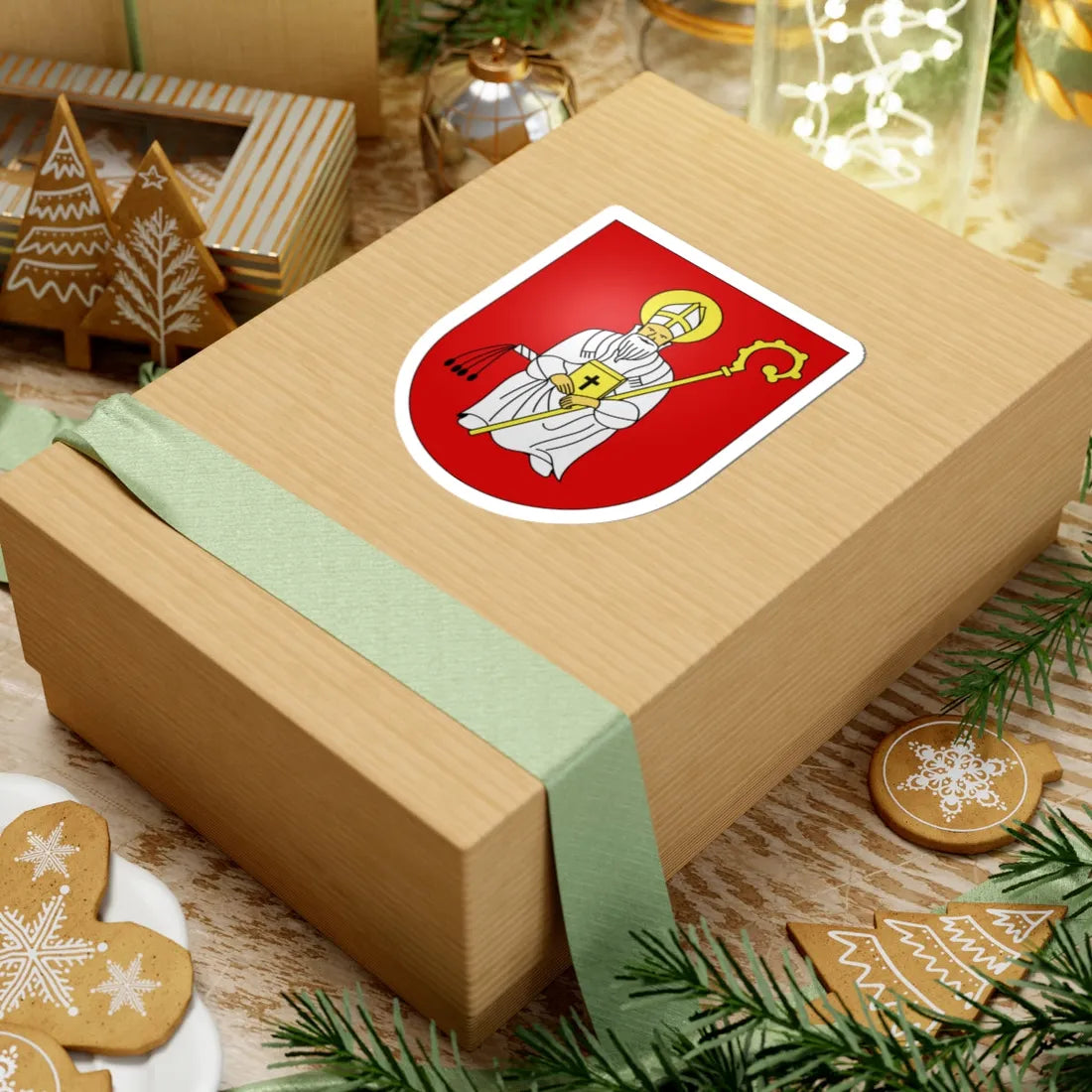 Cademario-coat of arms (Switzerland) (Coat of Arms) STICKER Vinyl Kiss-Cut Decal - The Sticker Space