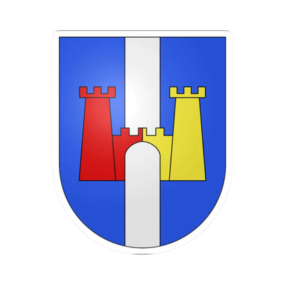 Cadenazzo-coat of arms (Switzerland) (Coat of Arms) STICKER Vinyl Kiss-Cut Decal 2 Inch White - The Sticker Space