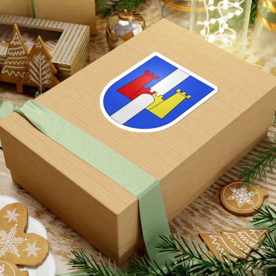 Cadenazzo-coat of arms (Switzerland) (Coat of Arms) STICKER Vinyl Kiss-Cut Decal - The Sticker Space