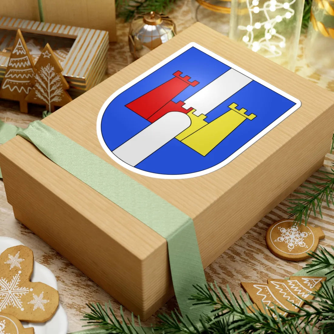 Cadenazzo-coat of arms (Switzerland) (Coat of Arms) STICKER Vinyl Kiss-Cut Decal - The Sticker Space