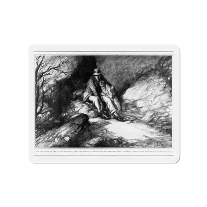 Cadence (1), Ladies' Home Journal, September 1927 (Magazine Illustration) Refrigerator Magnet 2 Inch - The Sticker Space