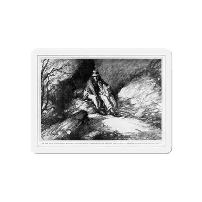 Cadence (1), Ladies' Home Journal, September 1927 (Magazine Illustration) Refrigerator Magnet 6 Inch - The Sticker Space