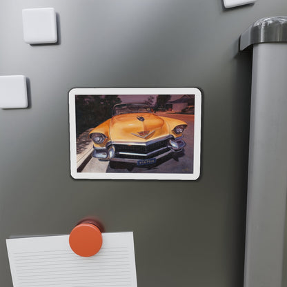 Cadillac Convertible (Magazine Illustration) Refrigerator Magnet-The Sticker Space