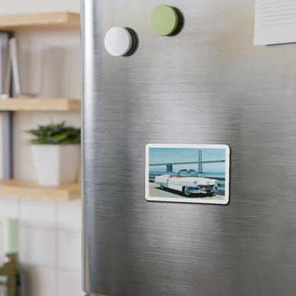 Cadillac (Magazine Illustration) Refrigerator Magnet-The Sticker Space