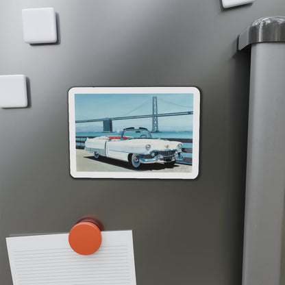 Cadillac (Magazine Illustration) Refrigerator Magnet-The Sticker Space