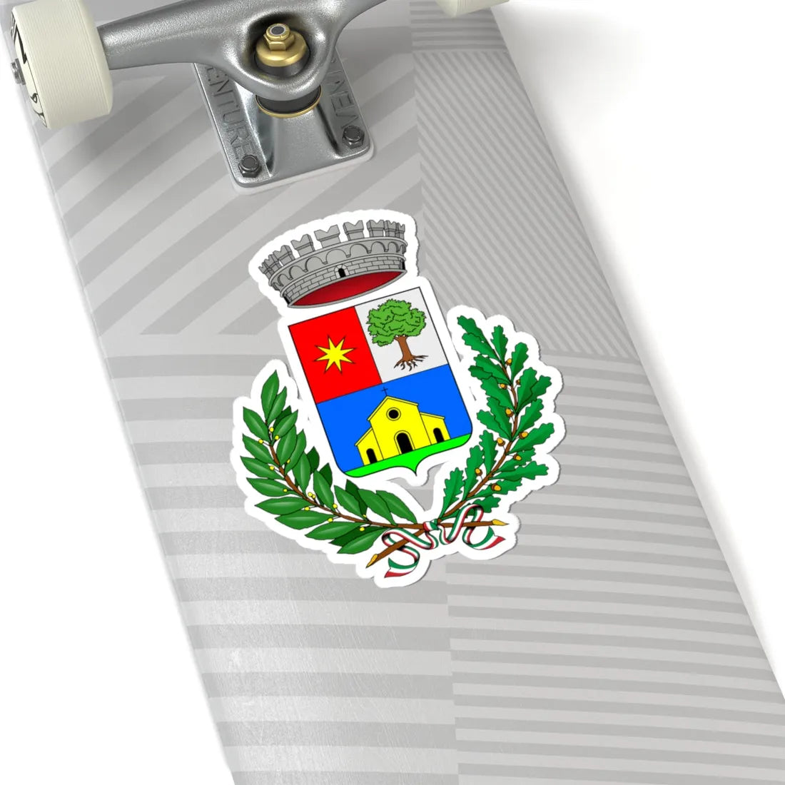 Cadorago-Stemma (Italy) (Coat of Arms) STICKER Vinyl Kiss-Cut Decal - The Sticker Space