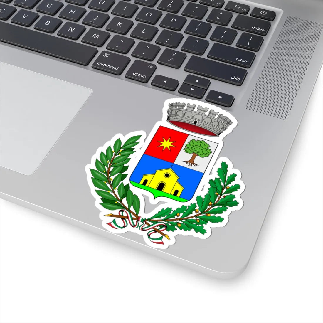Cadorago-Stemma (Italy) (Coat of Arms) STICKER Vinyl Kiss-Cut Decal - The Sticker Space