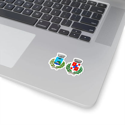 Cadrezzate con Osmate-Stemma (Italy) (Coat of Arms) STICKER Vinyl Kiss-Cut Decal - The Sticker Space